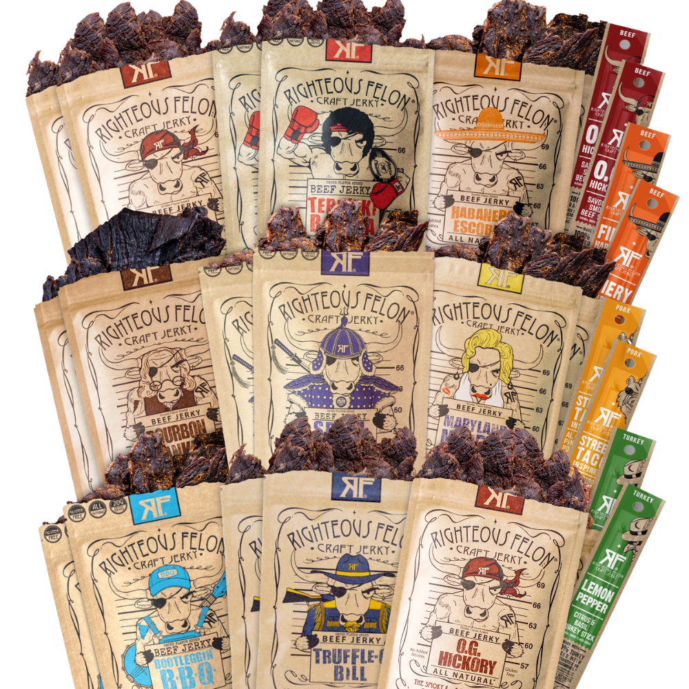 Noah's Ark - 2 of Every Jerky & Stick (26-Pack) – Righteous Felon