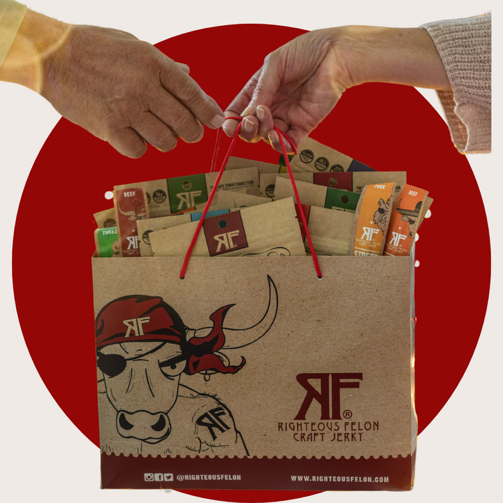 Righteous Felon jerky gift bundle
