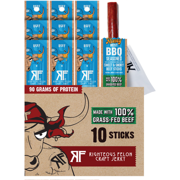 NEW Honey Heist BBQ Beef Stick (10-Pack)