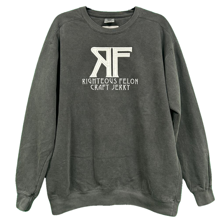 RF Comfort Colors Crewneck Sweatshirt – Righteous Felon Craft Jerky