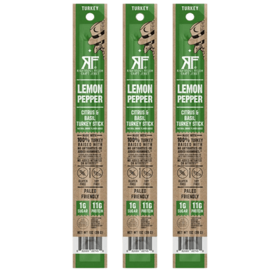 Lemon Pepper Turkey Stick (3-Pack)