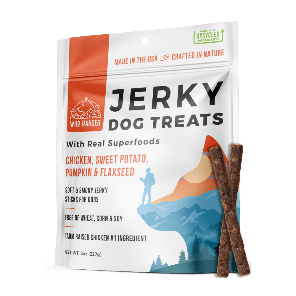 Wild Ranger Chicken & Superfoods Jerky Dog Treats (8oz)