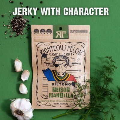 "Jerky with Character", Nelson Mandilla Biltong