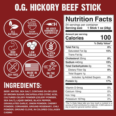 O.G. Hickory Beef Stick (10-Pack)
