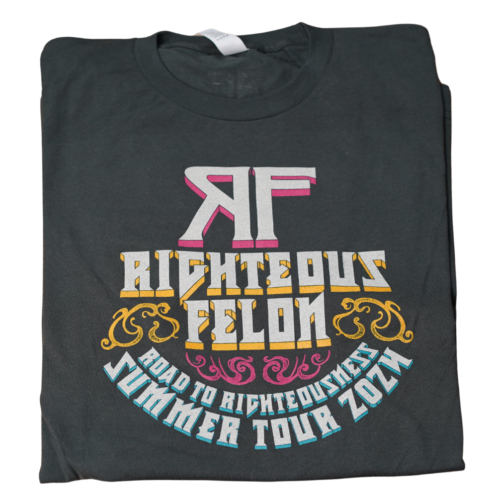 Summer Tour 2024 T-Shirt – Righteous Felon Craft Jerky Summer Tour 2024 T-Shirt – Righteous Felon Craft Jerky