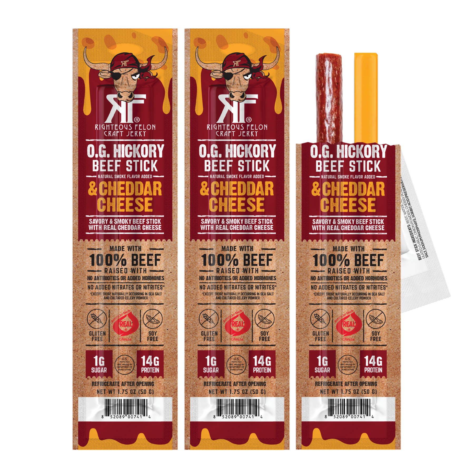 Righteous Felon Beef & Cheese side-by-side — product image
