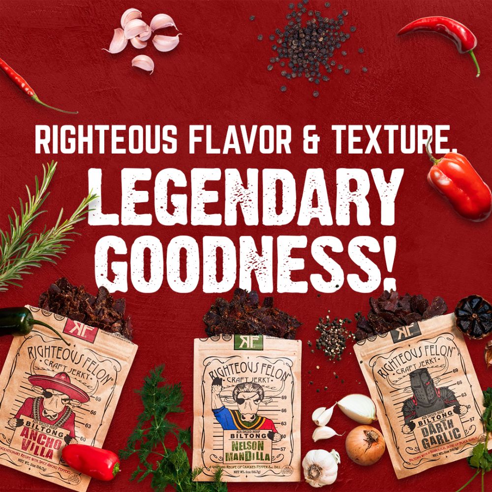 Biltong Variety (6-Pack) – Righteous Felon Craft Jerky