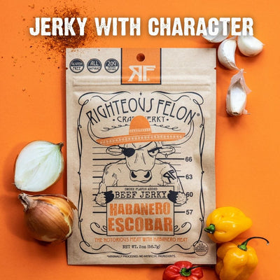 "Jerky with Character", Habanero Escobar Beef Jerky