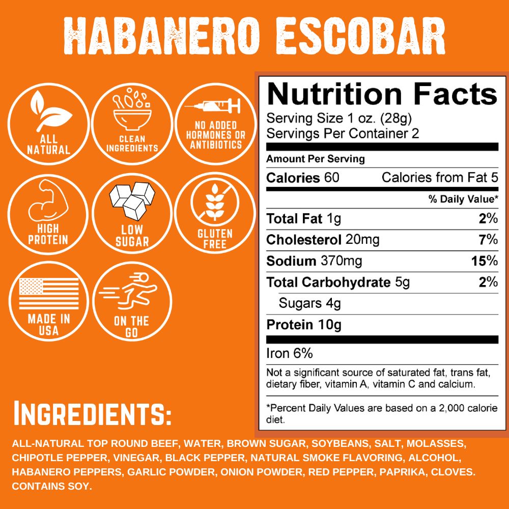 Habanero Escobar Nutrition