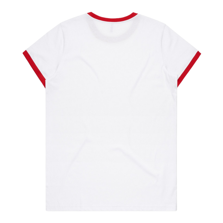 Raised hand with a clenched fist on a white background. Vector