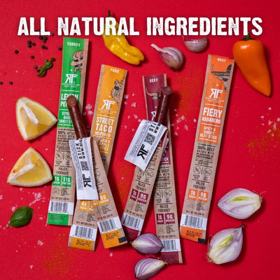 "All Natural Ingredients", RF meat sticks
