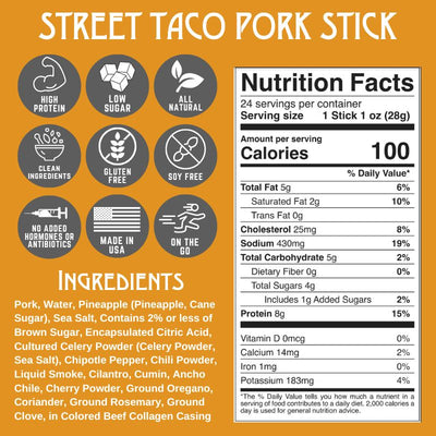 Street Taco Pork Stick (1-Pack)
