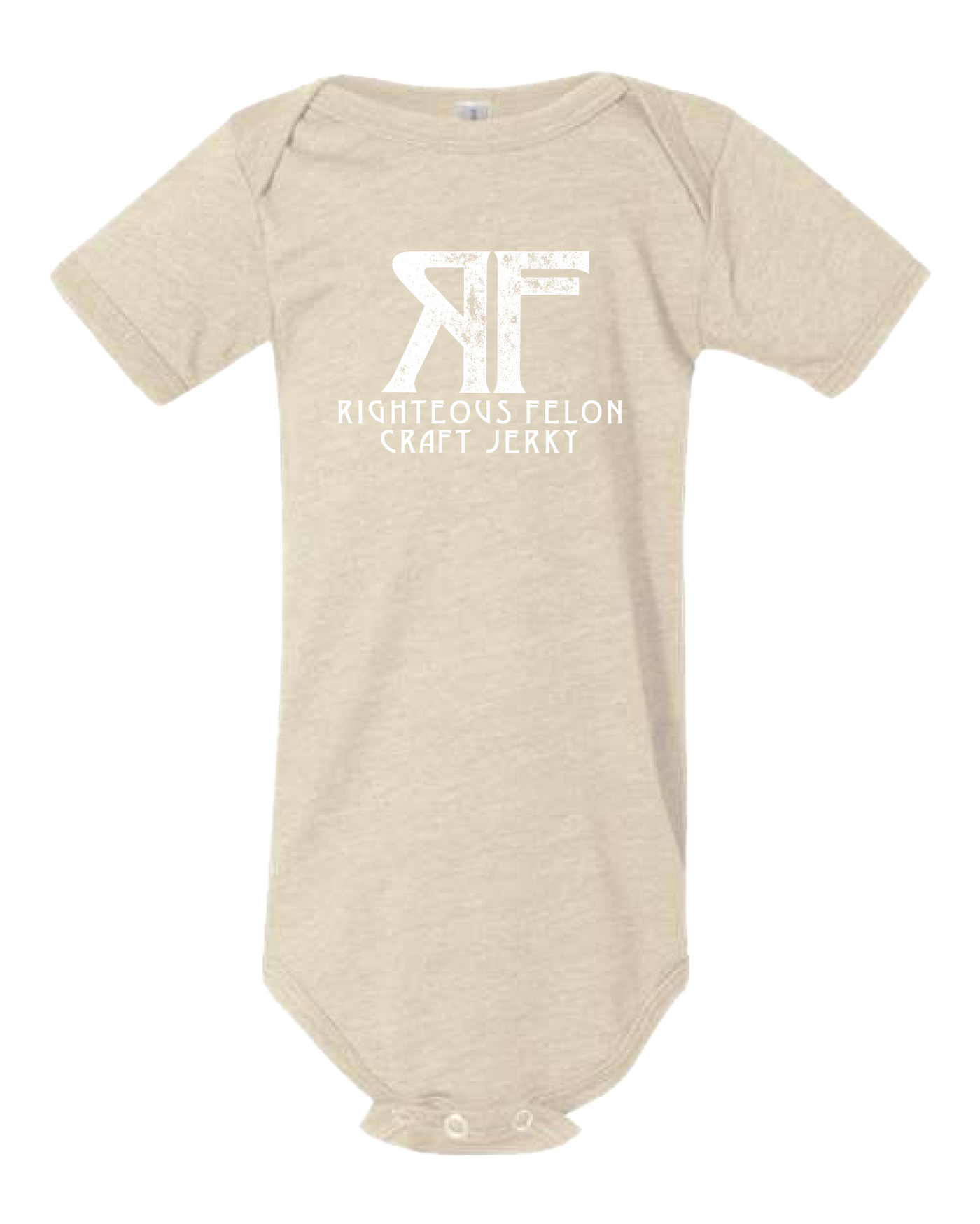 Infant Onesie - Dust (3 - 6 months old) – Righteous Felon Craft Jerky