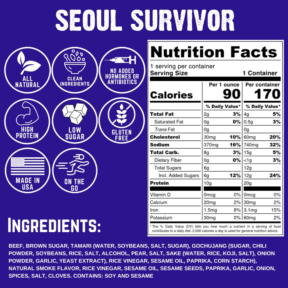 Seoul Survivor Nutrition