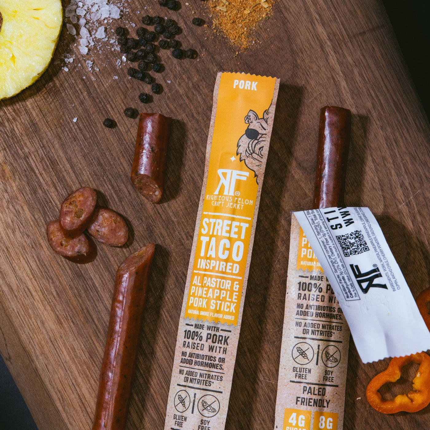 pork sticks sticks open
