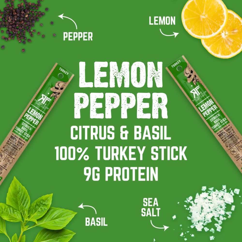 Lemon Pepper Turkey Stick (1-Pack) - LIMIT 1 FREE STICK