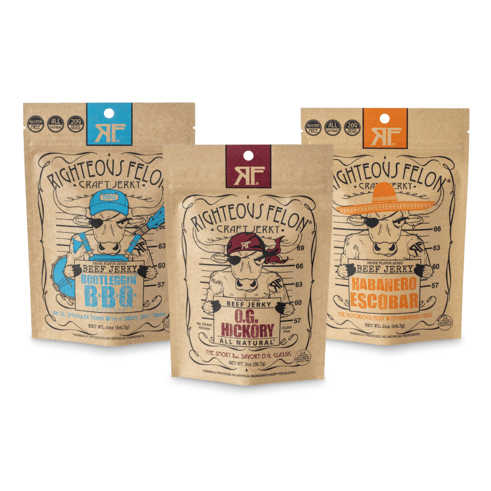 Righteous Top 3 Felons Bundle Righteous Felon Craft Jerky