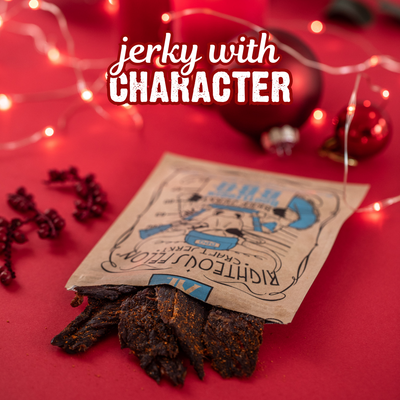 jerky with character BBQ