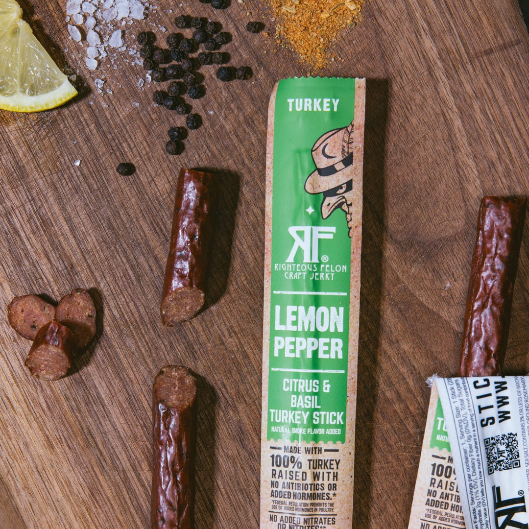Lemon Pepper Turkey Stick (1-Pack) - LIMIT 1 FREE STICK