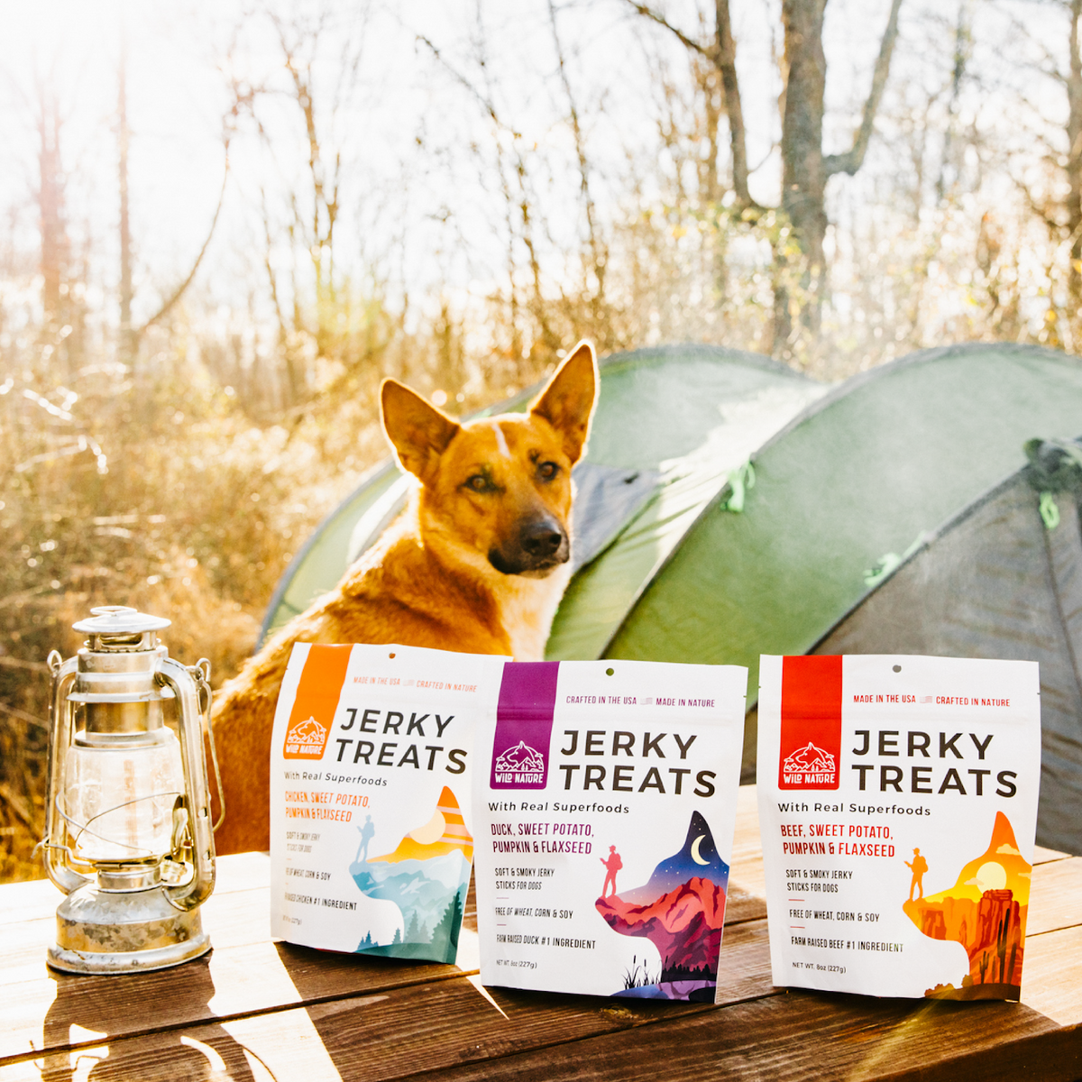 WILD RANGER JERKY DOG TREATS VARIETY 3-PACK