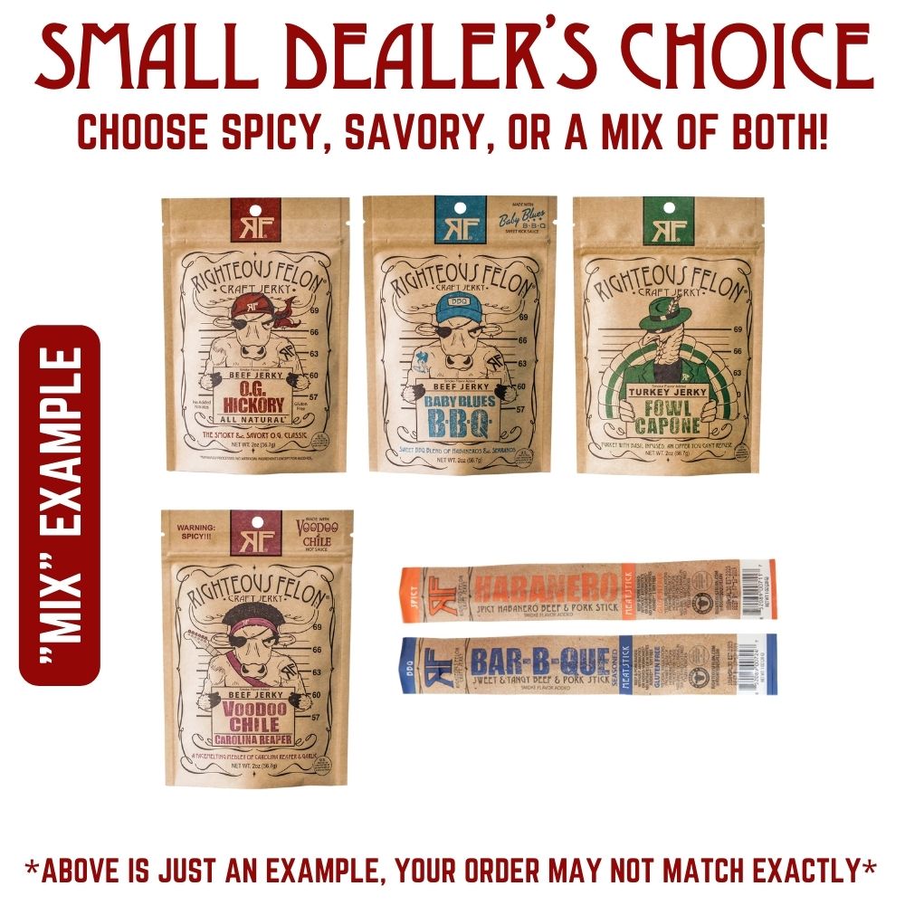 Small Dealer&#39;s Choice Jerky Subscription Box (5+ Meat Snacks)