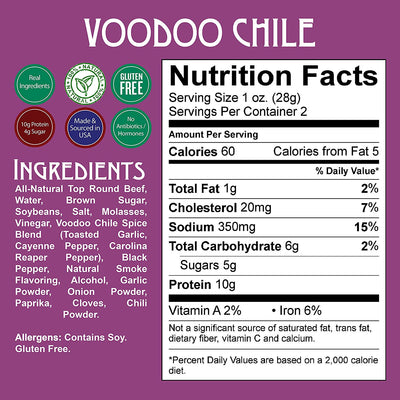 Voodoo Chile Beef Jerky