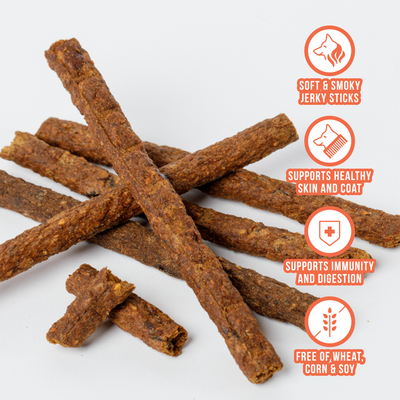 Wild Ranger Chicken & Superfoods Jerky Dog Treats (8oz)