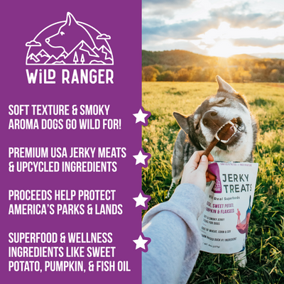 Wild Ranger Jerky Dog Treats Variety 3-Pack