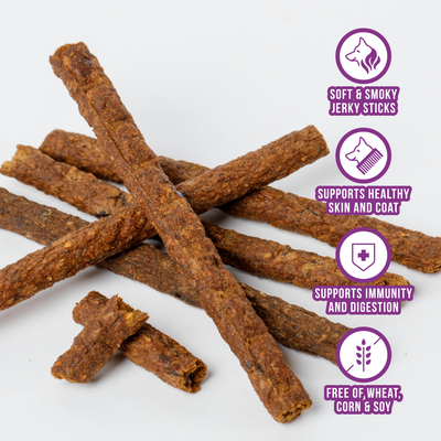 Wild Ranger Duck & Superfoods Jerky Dog Treats (8oz)